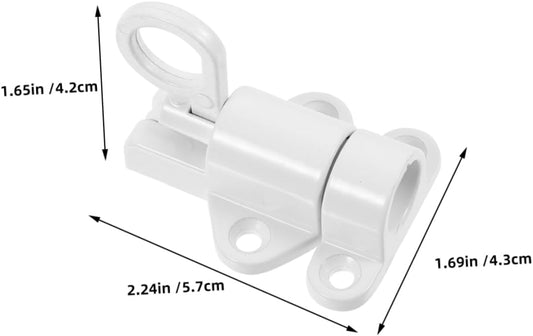 Angoily 2pièces Loquet Coulissant à Ressort Aluminium Pour Porte Intérieure Et Fenêtre Avion Lot De Pênes De Porte Pour Installation Simple