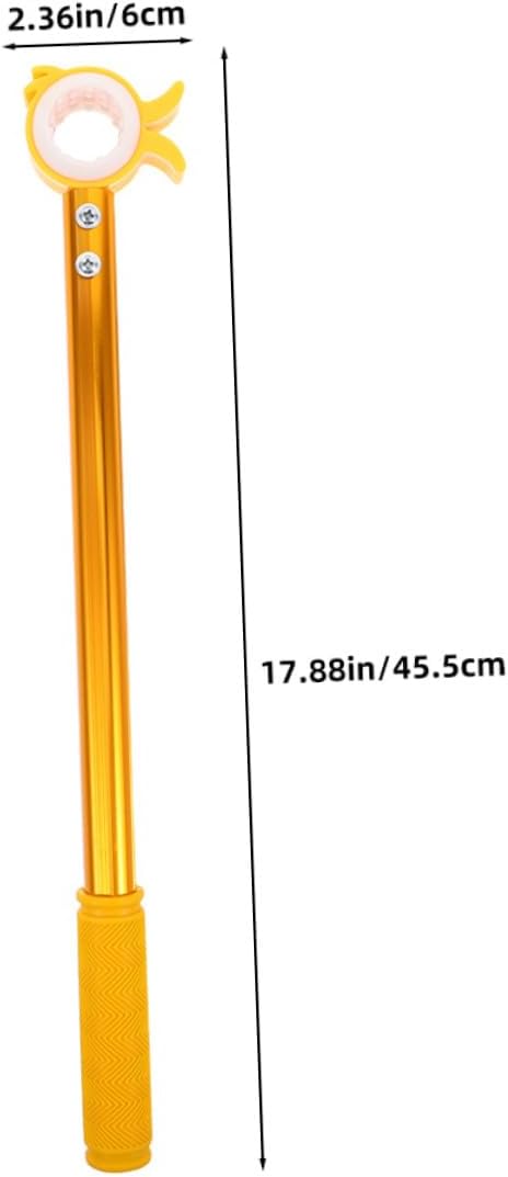 Jojofuny Set De Tiges Ouverture De Fenêtre Dorées Outil Assistance Pour Stores Et Rideaux Facile à Pousser Et Tirer Adapté Aux Chambres Cuisines Et Écoles