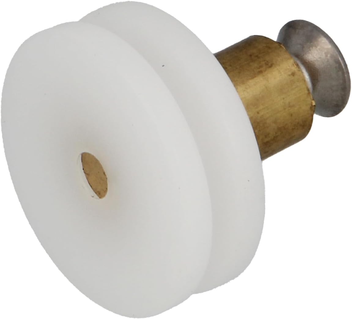 Amig - Roulement Fenêtre Coulissante | Lot De 2 Unités | Taille 79 X 21 Mm | Boîtier Métallique Réglable | Roulement à Aiguilles | Conçu Pour Les Fenêtres Coulissantes | Zamak Zincé