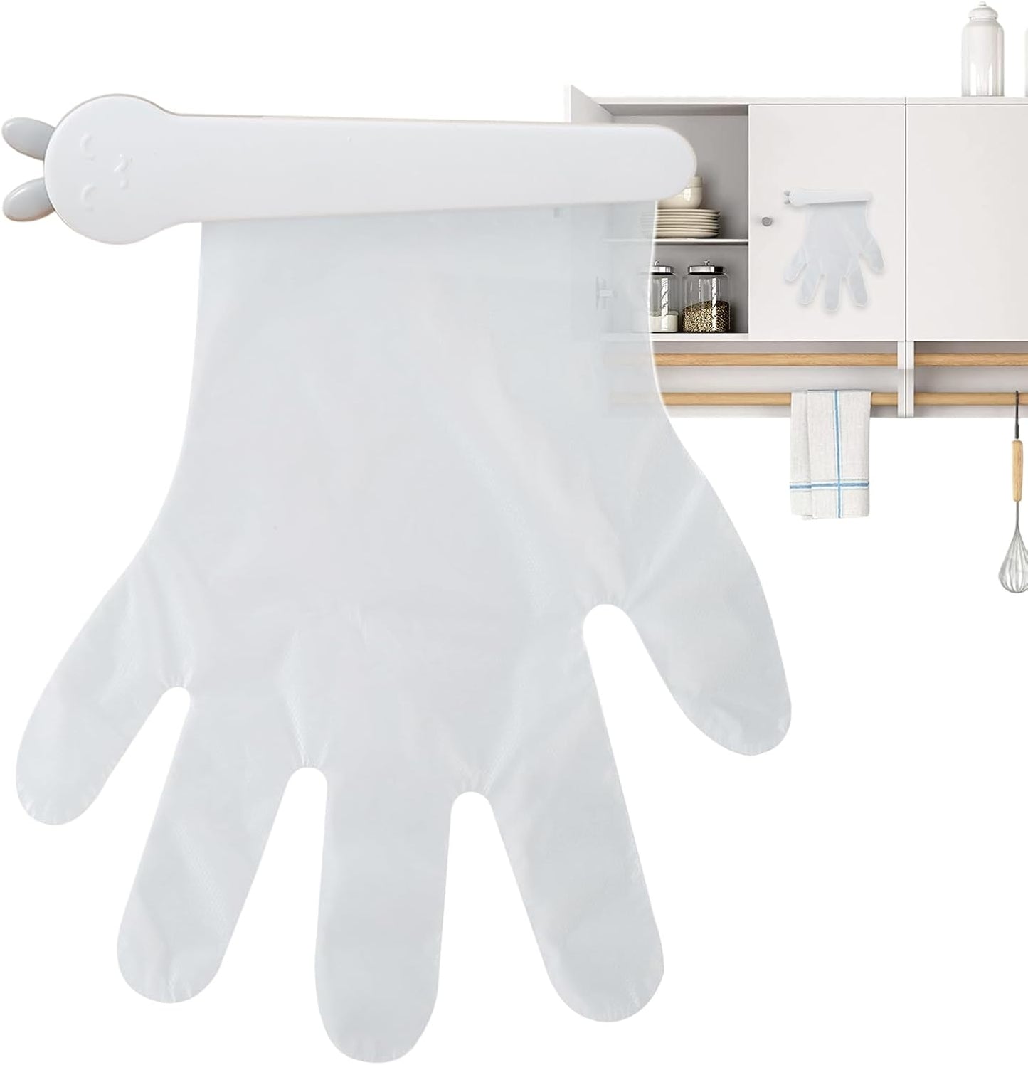 Generisch Porte-gants Pour Montage Mural | Porte-gants Sur | Rangement Adhésif Pour Cuisine, Armoire Et Espace Alimentaire
