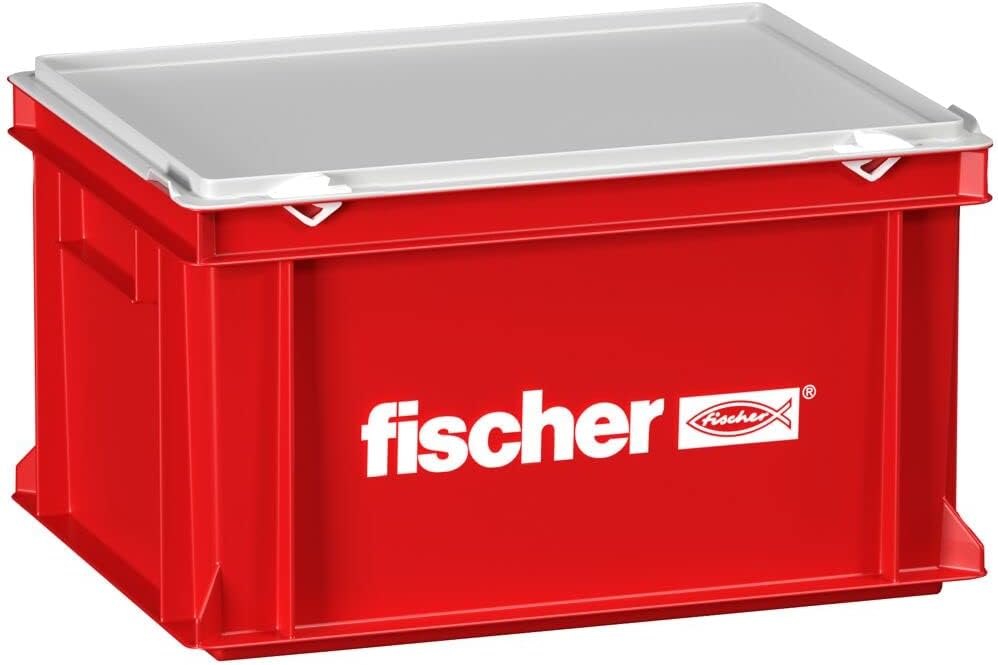 Fischer Petite Mallette à Outils Robuste Et Spacieuse Pour Les Artisans Professionnels Et Les Bricoleurs Passionnés, Idéale Pour Ranger Et Organiser Les Outils En Toute Sécurité