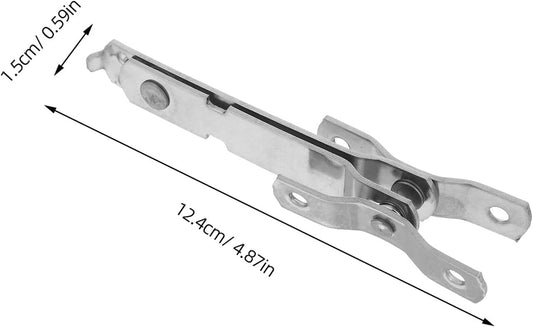 Angoily Lot De 4 Limiteurs D'ouverture De Fenêtre Coulissante En Acier Inoxydable Argenté, Dispositif De Sécurité Anti-secousse Pour Maison Et Bureau, Protection Garçon Et Filles