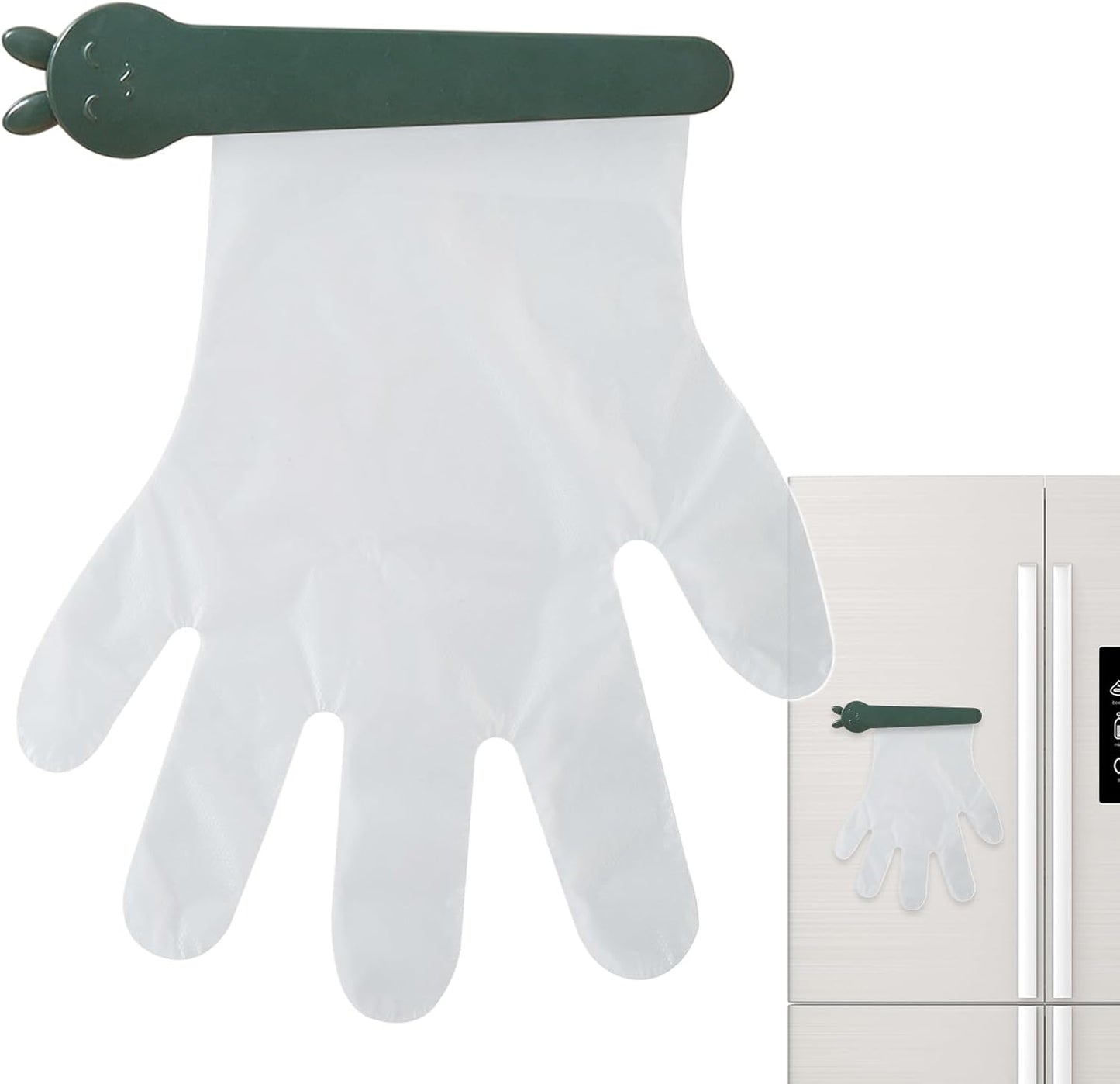 Support Mural Pour Gants - Organiseur De Boîte à Gants - Clip Adhésif Pour Maison, Placard, Garage, Restaurant, Laboratoire