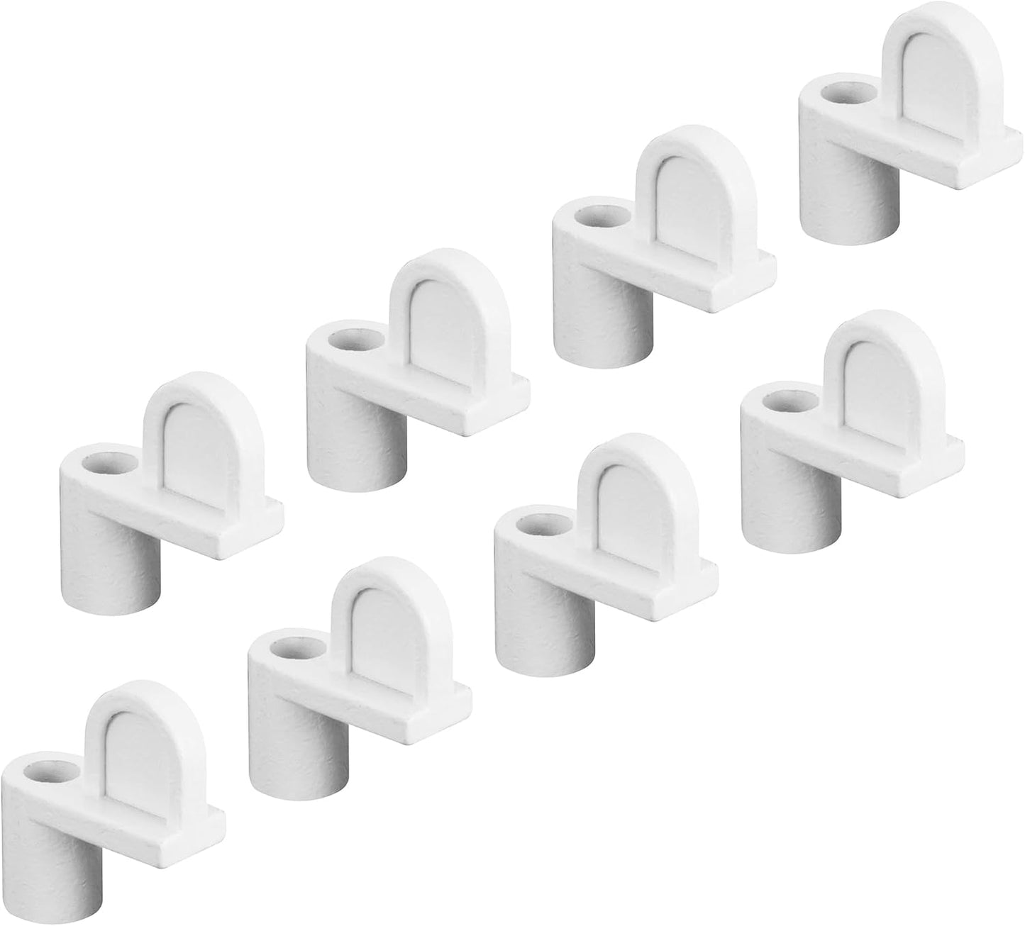 Prime-line Products L 5838 Fenêtre Clips, 3/20,3 Cm, Blanc Moulé Sous Pression Avec 2,5 Cm Vis Tôle, (lot De 8)