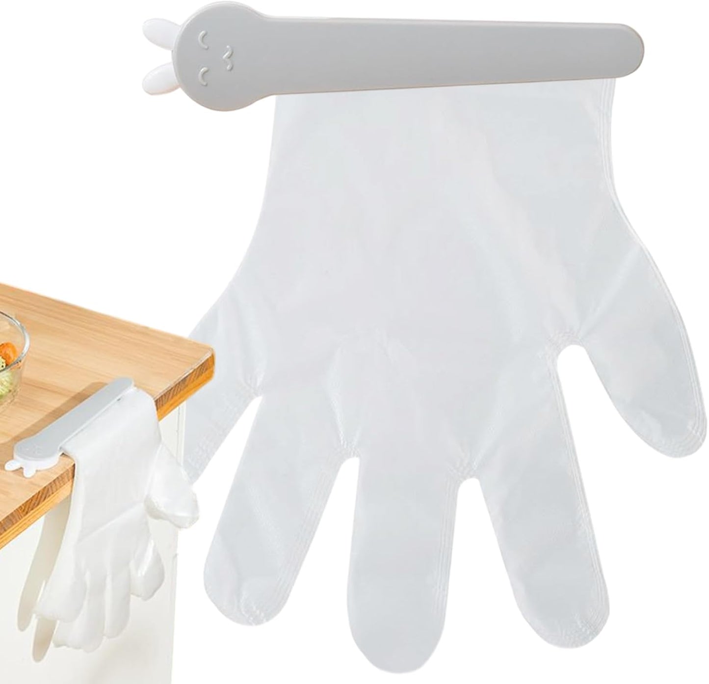 Porte-Gants Avec Fixation Murale,Organisateur De Gants Murale - Accessoires De Cuisine à Clipser Pour Laboratoire, Santé, Hôpital, Restauration Et Atelier