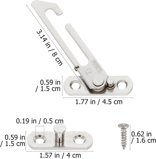 Artibetter Set De Verrous De Sécurité Pour Fenêtres En Acier Inoxydable Butoirs Pour Limiter L'ouverture Et Assurer La Protection Des Garçon Et Filles à Domicile