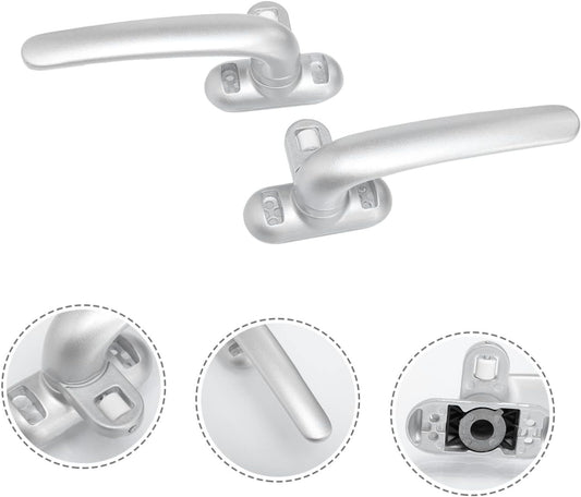 Jojofuny 2pièces Poignées De Fenêtre Alliage Aluminium Lot De Accessoires De Fenêtre Convient Pour Maison Bureau Et Hôtel