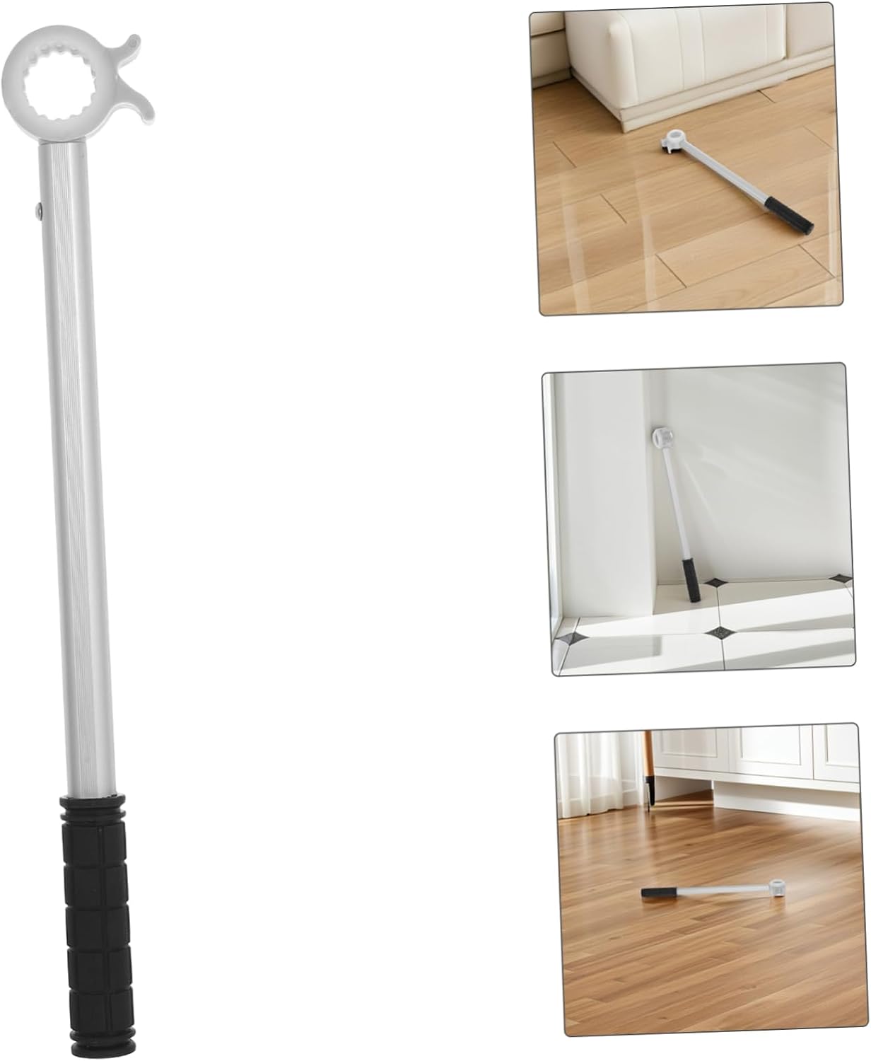 Angoily Tige D'ouverture Barre D'assistance Pour Fenêtre Haute En Alliage D'aluminium Légère Et Ventilée Pour Store Enrouleur Adaptée Salon Et Extérieur