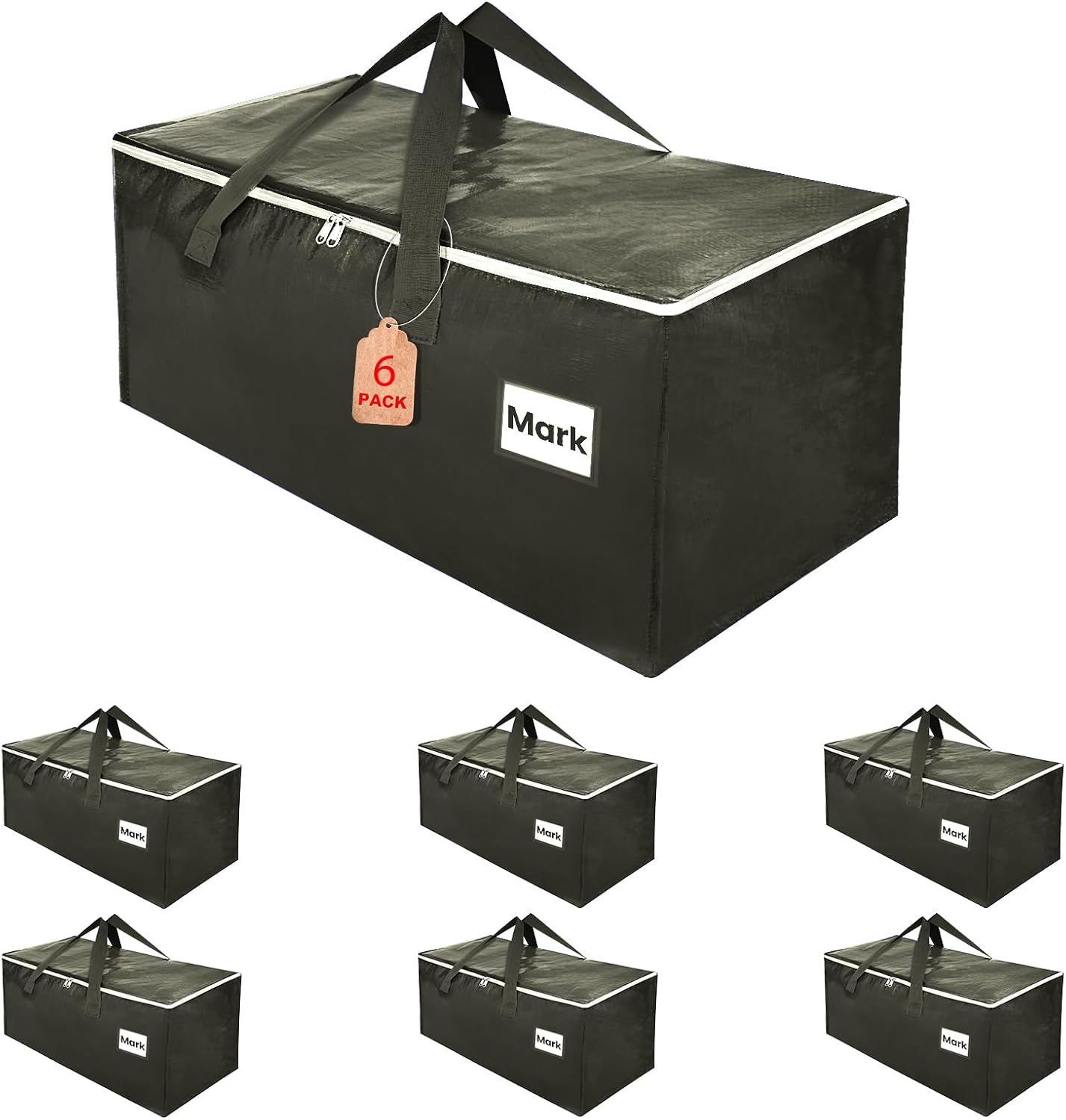 Lot De 8 Sacs De Déménagement,93L Boite Rangement Vetement Couettes, Alternative Aux Cartons Déménagement Sac De Rangement Sac Rangement Vêtements Grand
