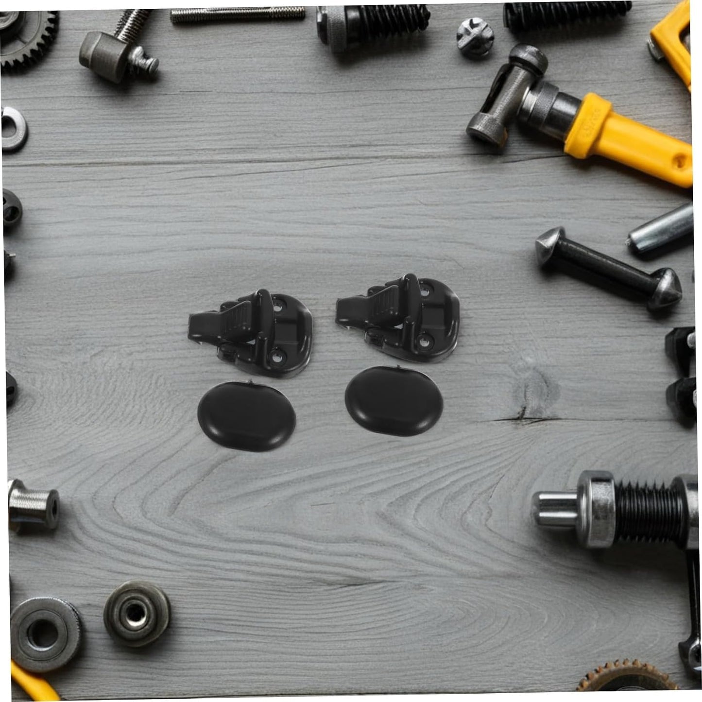 Ciieeo 5 Pièces Verrou De Fenêtre Voiture Bouton De Serrure Sécurisé Pour Vitres Cabine Compatible Camions Et Engins De Chantier