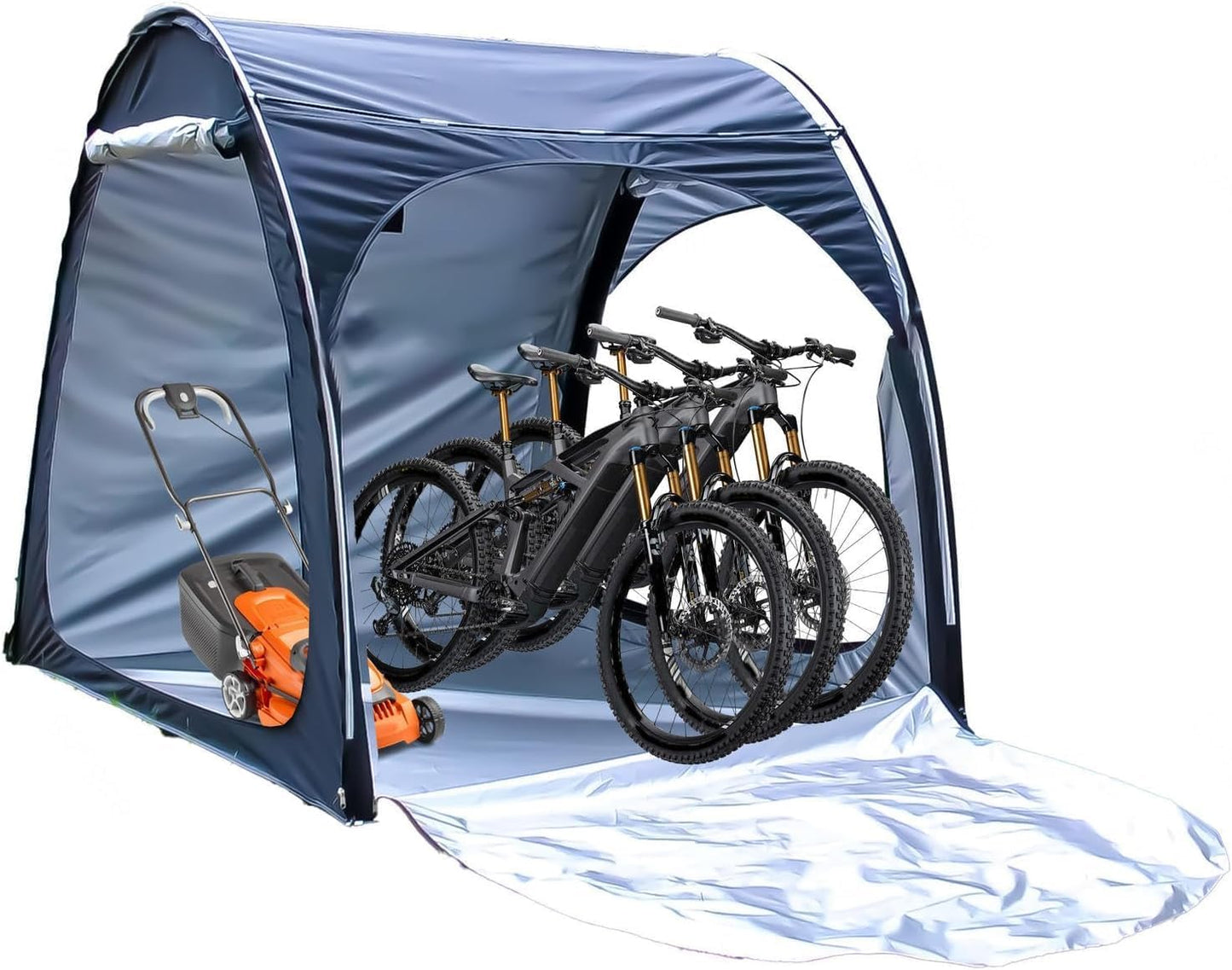 GENERIC Abri à Vélos, Tente De Rangement Extérieur Pour 2 à 5 Vélos, Abri Imperméable Et Résistant Aux Intempéries (Violet), Protection Optimale Contre Les Intempéries.