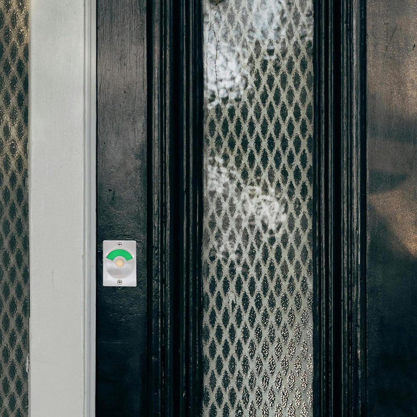 Ciieeo Serrure à Pêne Inoxydable Indicateur Rouge Et Vert Pour Toilettes Publiques Verrouillage De Porte Vacante/Occupée Loquet De Porte Pour Salle De Bain Accessoire De Quincaillerie
