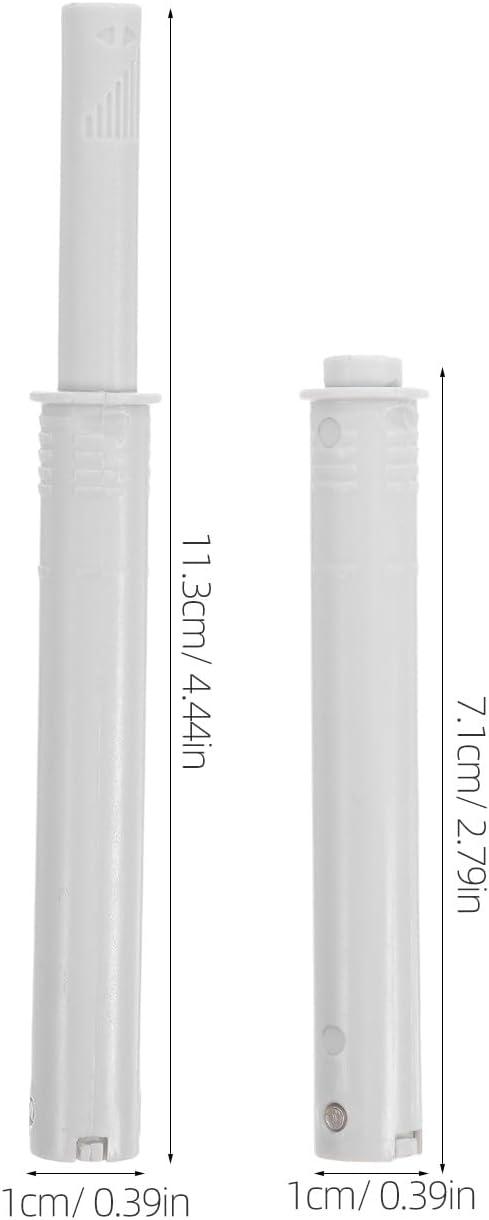  Jojofuny Lot De 10 Loquets Magnétiques Pour Armoire Cuisine, Fermeture Magnétique En Plastique Blanc, Design Simple Et Élégant, Adapté Aux Tiroirs Et Meubles