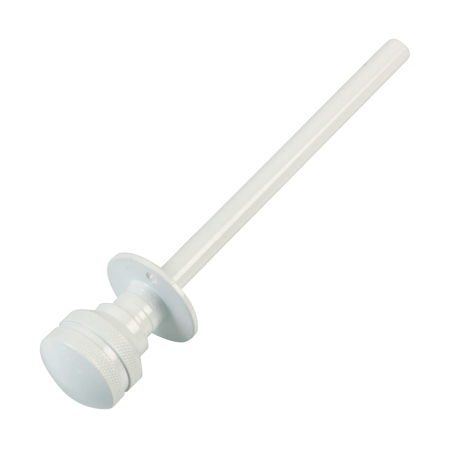  Amig - Goupille De Verrouillage Pour Fenêtres Courroies En Bois Ou Aluminium Mod.40 | Convient Pour Sécuriser Les Stores | Fermeture De Sécurité Zamak Finition Blanche | Dimensions : Ø 30 X 152 Mm