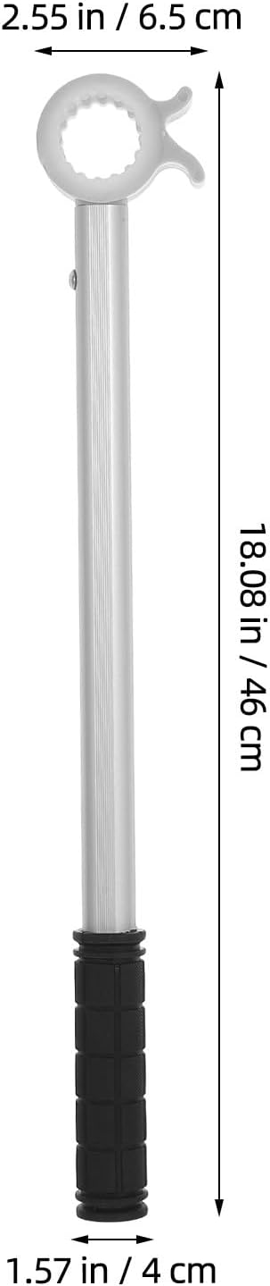  Jojofuny Tige Ouverture Fenêtre Haute En Alliage Aluminium, Barre Commande Tringle Auxiliaire Pour Stores, Adaptée à Fenêtres De Toit, Chambres, Salons Et Écoles