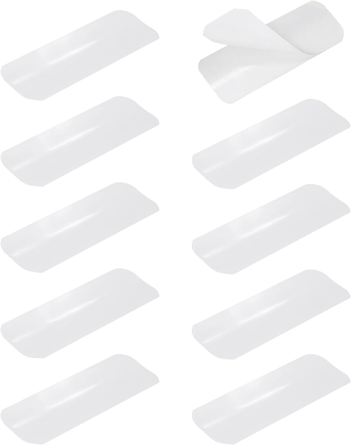  Sourcing Map Lot De 10 Mini Languettes De Réparation Horizontales Pour Stores De Fenêtre - 2,5 X 7,6 Cm (l X L) - Lattes De Rechange Pour Réparation De Lattes Endommagées - Blanc