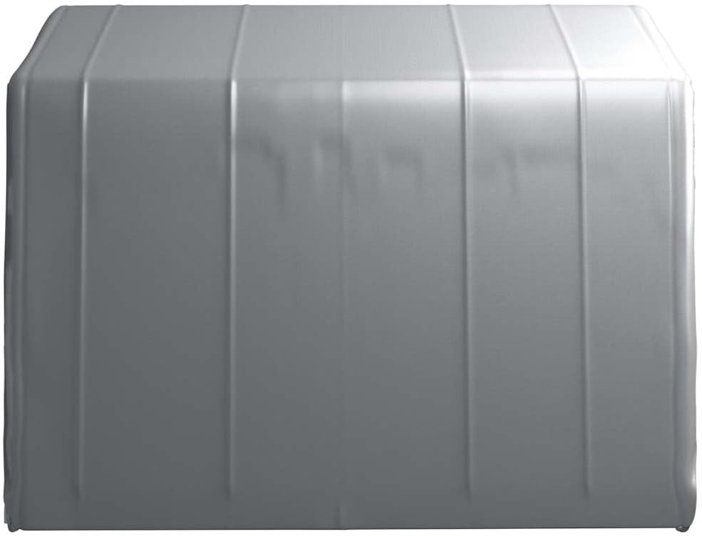  Tente De Rangement 300x300 Cm En Acier Gris, Abri De Jardin En PE Imperméable Avec Structure Acier Galvanisé, Remise Extérieure 3x3 Pour équipements Et événements