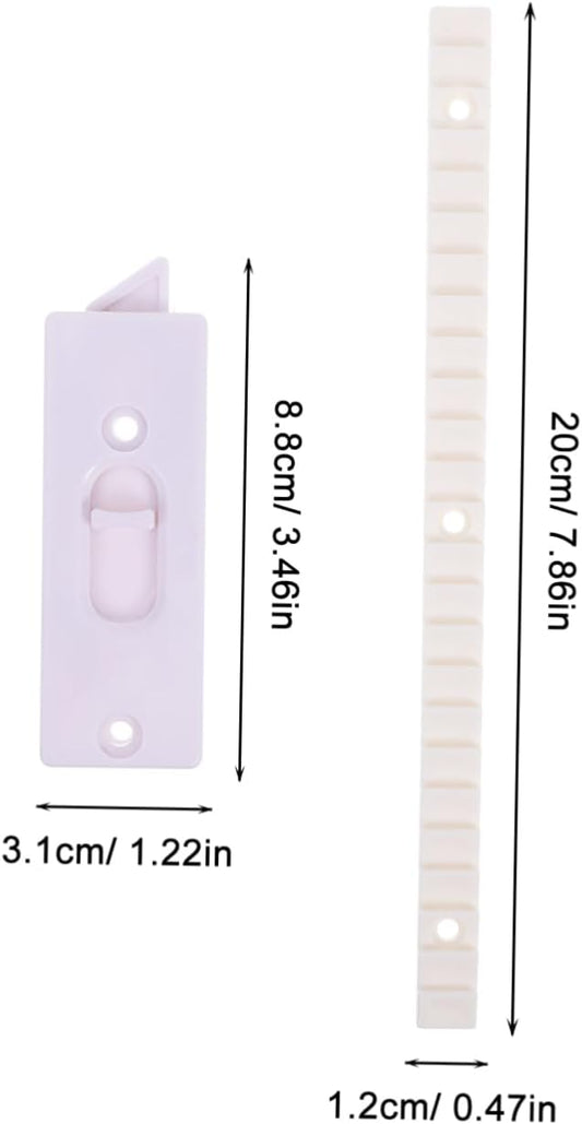  Jojofuny 2pcs Loquet D'inclinaison De Fenêtre En Abs Verrouillage Sécurisé Et Fonctionnement Facile Pour Réparation Et Installation La Maison Boutique