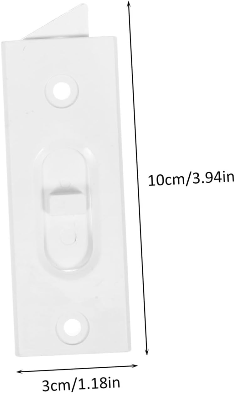  Artibetter 1paire Serrures De Fenêtre Plastique Remplacement De Latch De Fenêtre à Basculement Accessoires Sécurisés Et Faciles à Installer