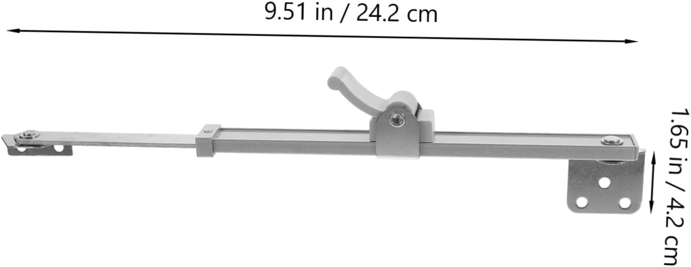  Angoily Tige De Support Télescopique Pour Charnières - Acier Inoxydable Contreventement Alliage Daluminium Facile À Installer