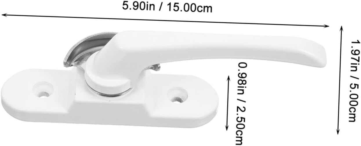  Serrure à Glissière Pour Fenêtres Coulissantes Verrou De Sécurité Pour Fenêtres Anciennes Lot De Quincaillerie Pour Portes Installation Facile Et
