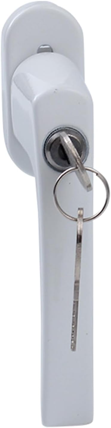  Poignée De Fenêtre Verrouillable Améliorée En Aluminium, Poignée De Porte De Balcon, Serrure Enfant Avec Clé Et Vis, Serrure De Fenêtre