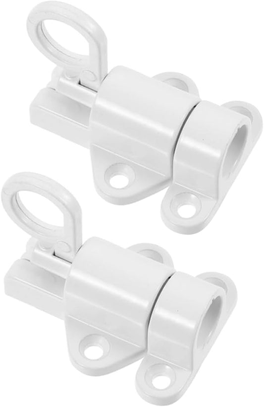  Angoily 2pièces Loquet Coulissant à Ressort Aluminium Pour Porte Intérieure Et Fenêtre Avion Lot De Pênes De Porte Pour Installation Simple