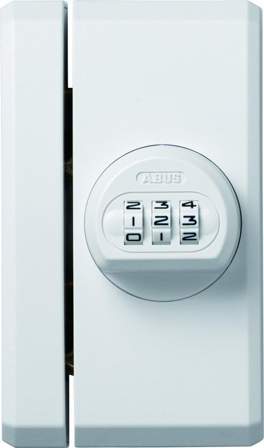  ABUS FTS106 Additional Window Lock - Window Lock With Digital Code Individually Adjustable - Security Level 10 - 26118 - White