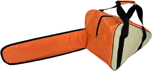  Sac De Rangement Pour Tronçonneuse, étui De Transport Pour Tronçonneuse, Porte-outils électriques, Nylon Oxford Robuste, Poignée Portable, Utilisation à La Maison Et Au Jardin, 60 X 23 X 41 Cm, Orange