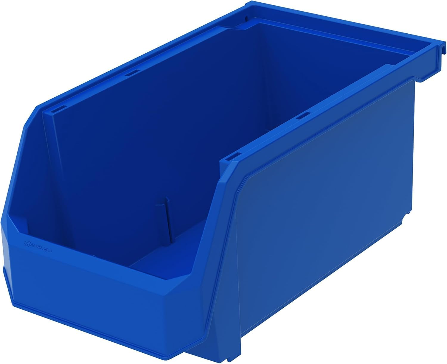 ReadySpace Lot De 4 Conteneurs En Plastique Extra Larges Pour Organiser Et Ranger Les Placards, La Cuisine, Le Bureau Ou Le Garde-manger, 37,5 X 41,9 X 17,8 Cm, Noir