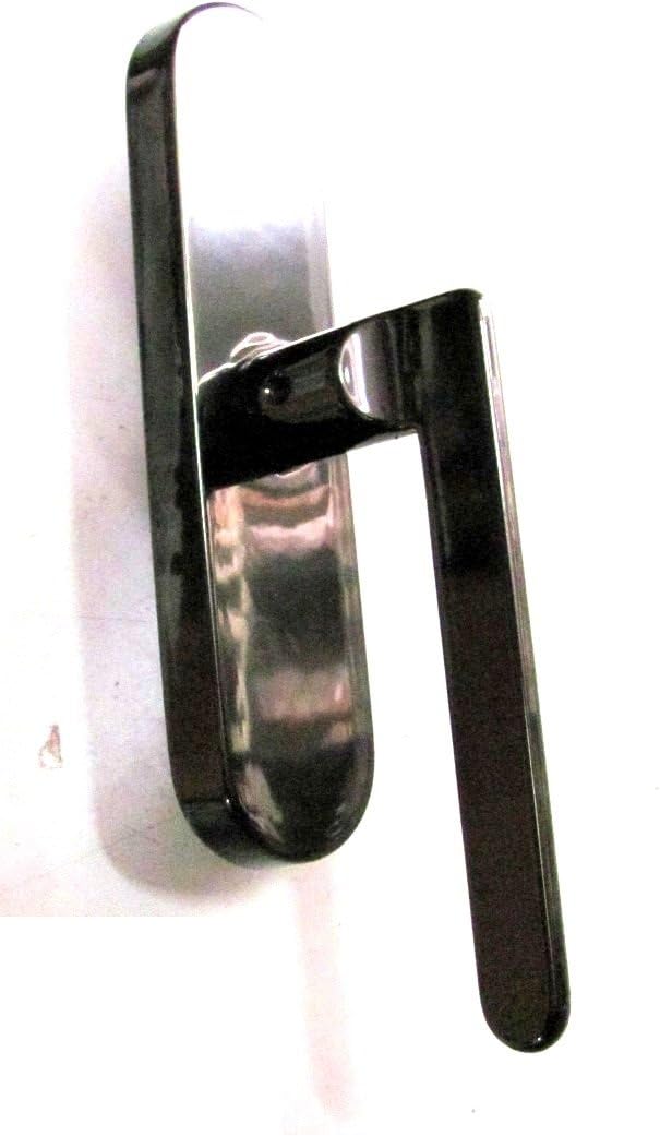  'Poignée Cremonese Pour Fenêtres Fusital H310 F "Cinq C – En Laiton Verni Noir