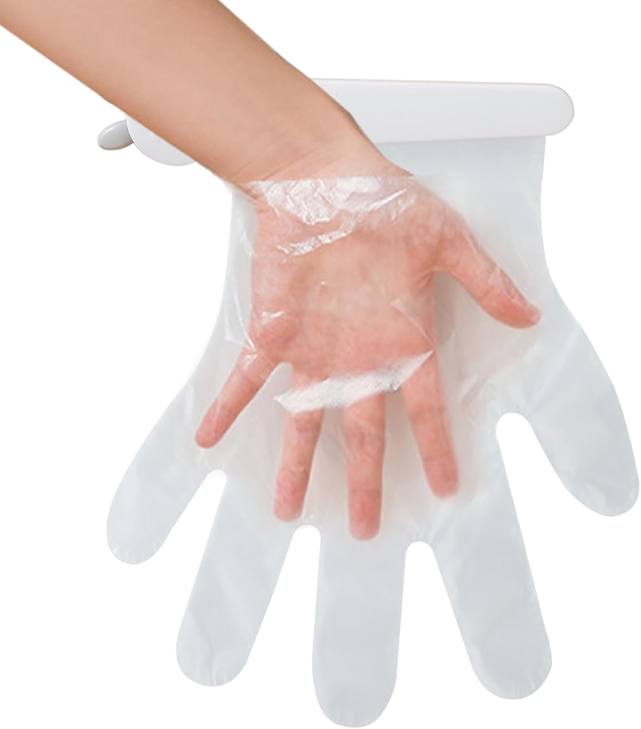  Gloves Holder, Gloves Rack, Clip Design Adhesive Mount Space Saver Easy Access Sleek Look Wall Mounted Strong Grip, Organizer Storage For Home, Kitchen, Closet, 8.27x1.77inches