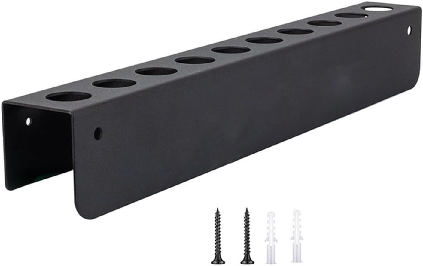  Support Mural Pour Brosse De Détail, Avec 10 Trous, Pour Garage, Atelier, Rangement En Acier Au Carbone Pour Garder Les Outils Propres Et Accessibles