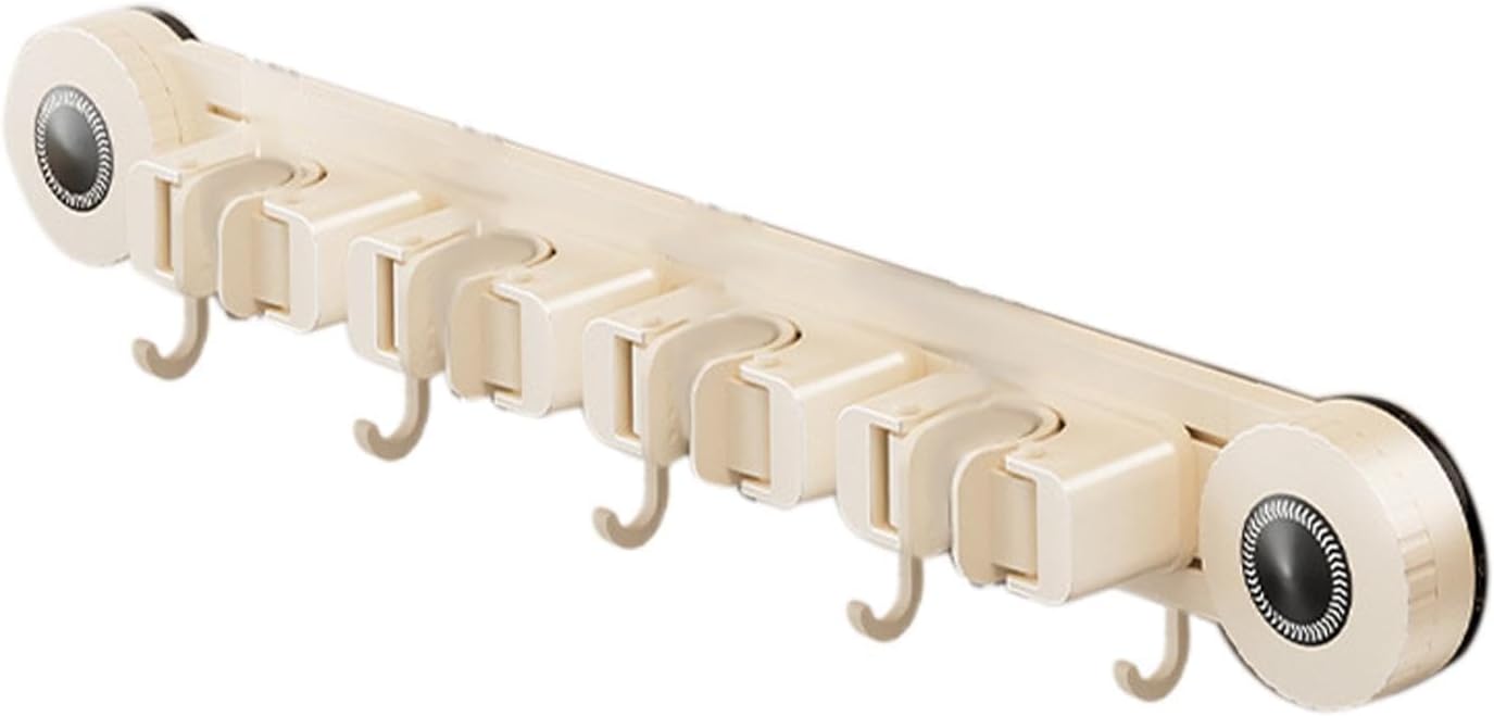  Support Pour Balais Et Serpillères | Support Renforcé Robuste Et Inoxydable | Organisateur Mural Pour Serpillère Et Outils | Pour Maison, Bureau, Appartement, Chambre, Salon Et Salle De Bain