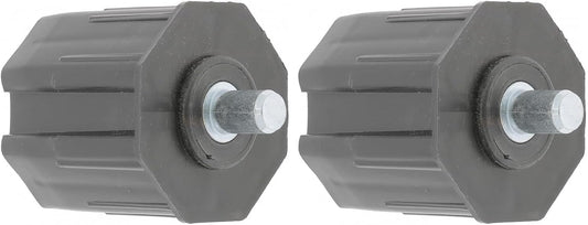  Cyclingcolors Embout De Tube De Volet Roulant Octogonal Fenêtre Sortie Plastique, Pour Tube Octogonal De 60 Mm Sortie Ø 12 Mm Mâle (Lot De 2)