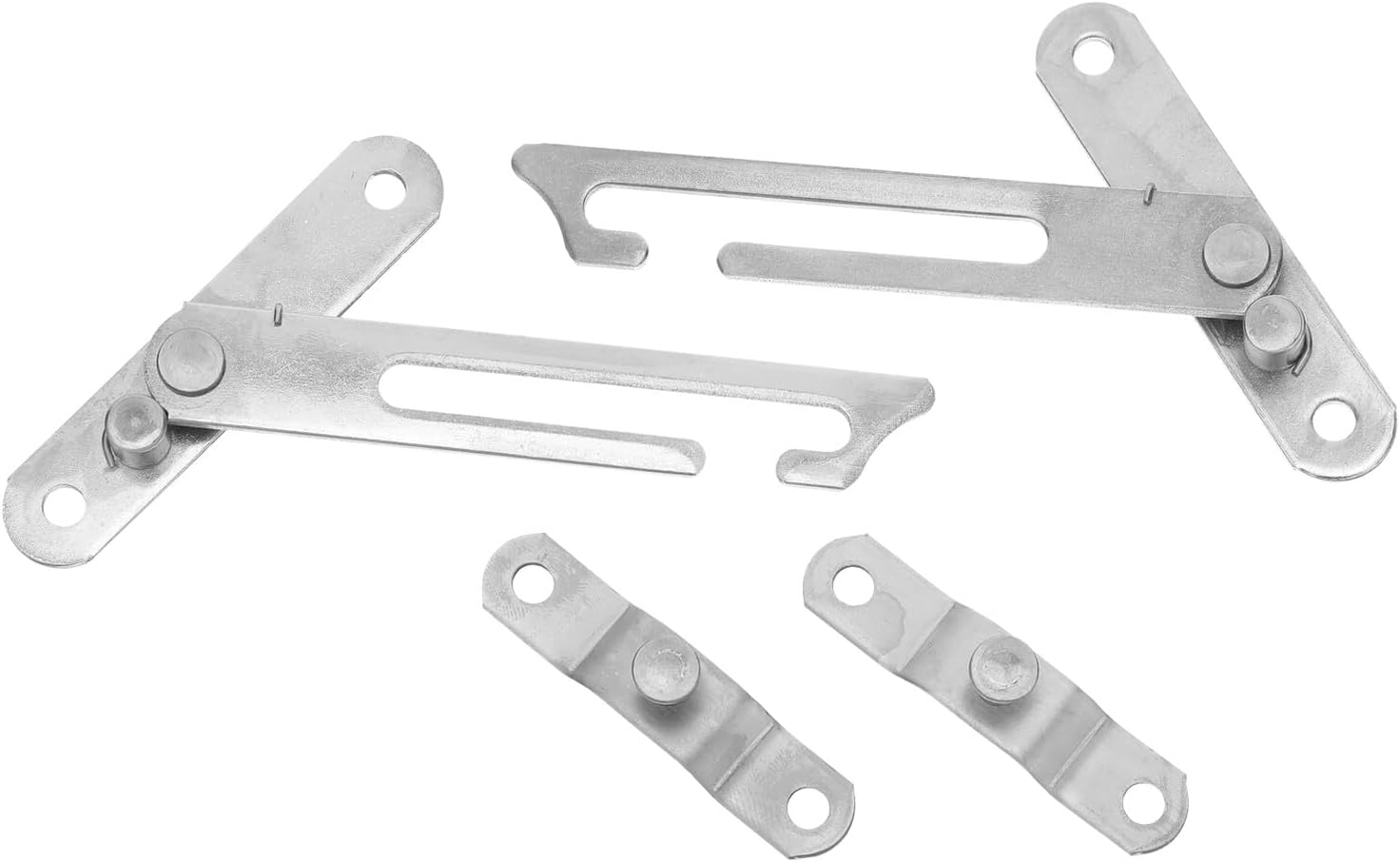  Angoily Lot De 2 Limiteurs De Fenêtre à Battant En Acier Inoxydable, Dispositif De Sécurité Pour Ouverture Contrôlée, Verrouillage Fenêtre Coulissante, Protection Ventilation Sécurisée