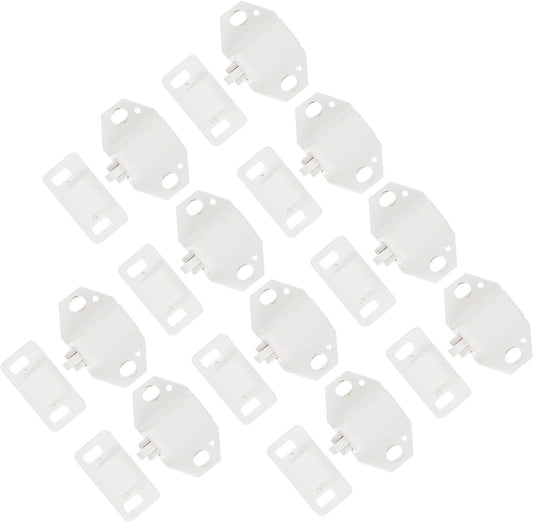  STOBAZA 10ensembles Lot De Loqueteaux à Boules Plastique Pour Portes Verrouillage Sécurisé Et Fixation Stable Pour Meubles Et Portes
