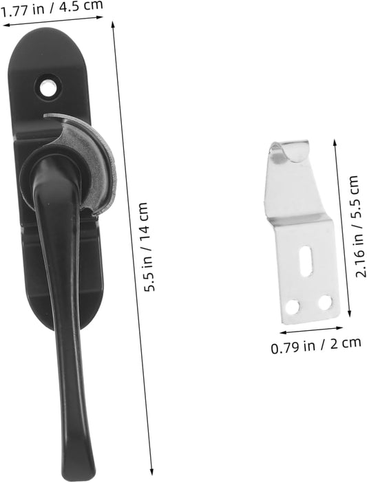  2 Pièces Fenêtre Lock Système De Sécurité De Zinc Pour Fenêtres à Double Hang Design Croissant Quincaillerie Durable