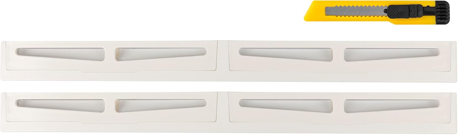  Schellenberg Aérateur De Fenêtre PLUS, Lot De Deux, Blanc, Montage Sans Perçage, économie D'énergie Et De Frais De Chauffage, Prévention De La Formation De Moisissures, 46607