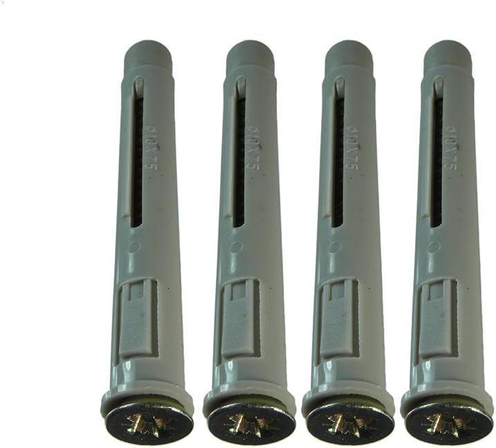  Lot De 4 X Nylon Fenêtre Anchor Cadre De Fixation Avec Vis M10 X 75 Mm