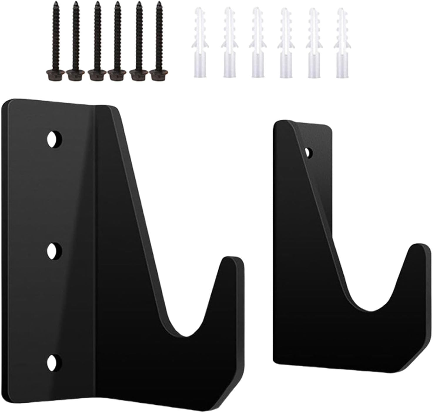  Lot De 2 Supports Muraux Pour Rangement D'outils De Garage, Supports De Rangement Hydrauliques Standard