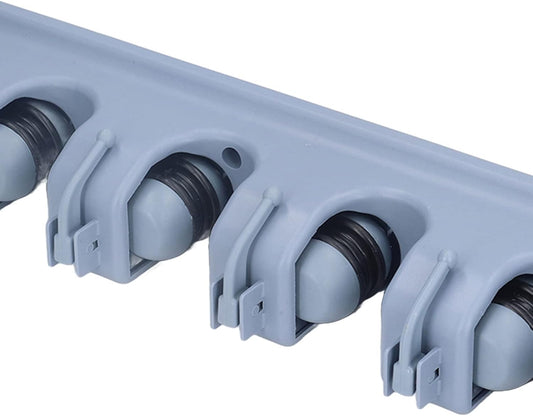  Porte-balai Support Mural Multifonctionnel Pour Une Organisation Peu Encombrante Dans La Cuisine Salle De Bain Garage-plastique Et Silicone Durables (Type A (11,3 X 9,3 X 5,8 Cm / 4,4,7