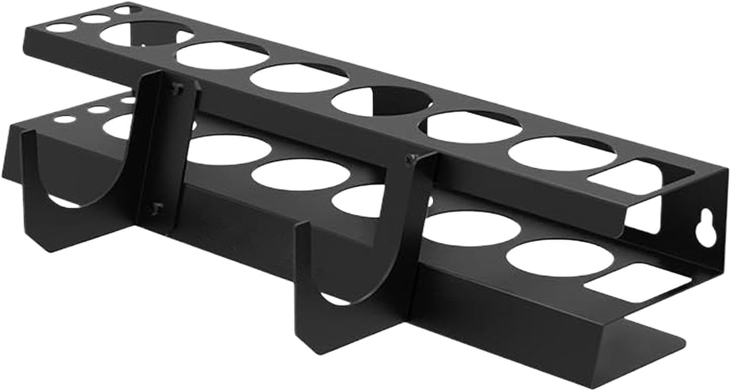  Support Porte-Tube À Graisse Mural - Rack De Rangement Pour Outils Tubulaires - Support Mural Pour Mastic - Idéal Pour Entrepôt, Atelier, Garage, Maison, Industrie, Abri De Jardin Et Espace De