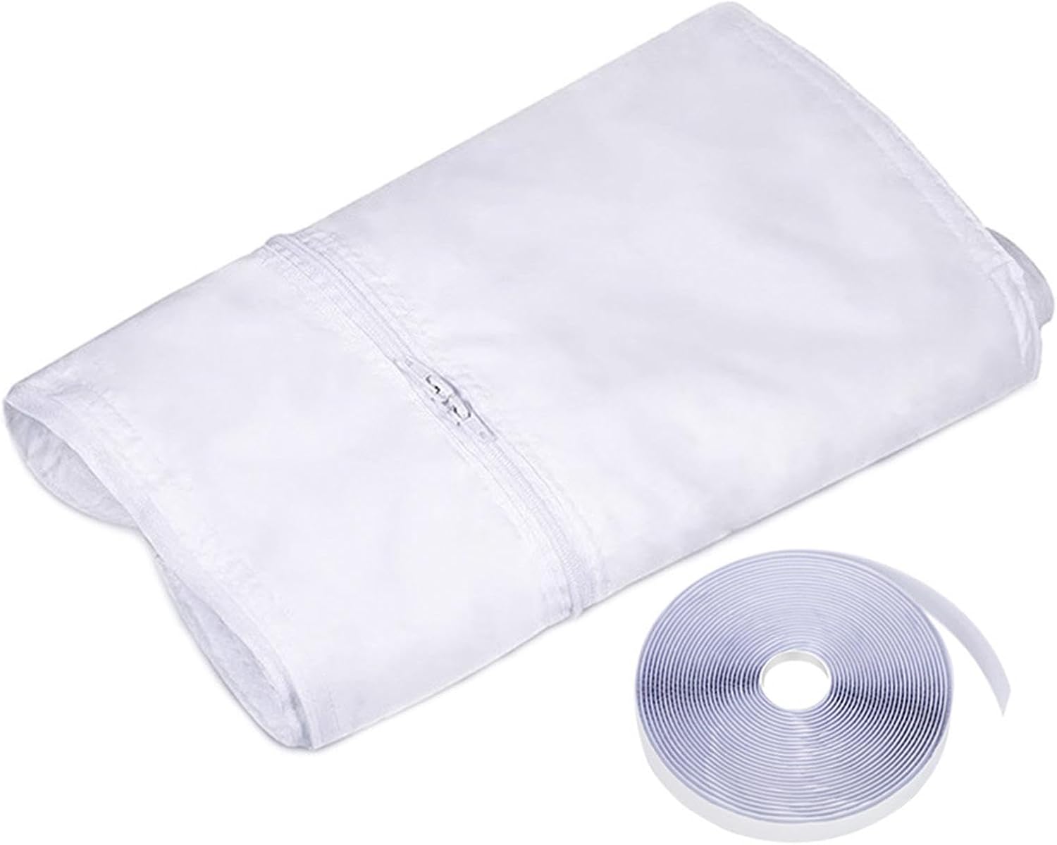 GENERIC Panneau à Fermeture éclair étanche, Fenêtre AC Portable, Kit D'aération Pour Intérieur, Maison, Cuisine, Garage, Sous-sol, Lieu De Travail, 208 X 94 Cm, Accessoire Robuste Et Pratique Pour Le