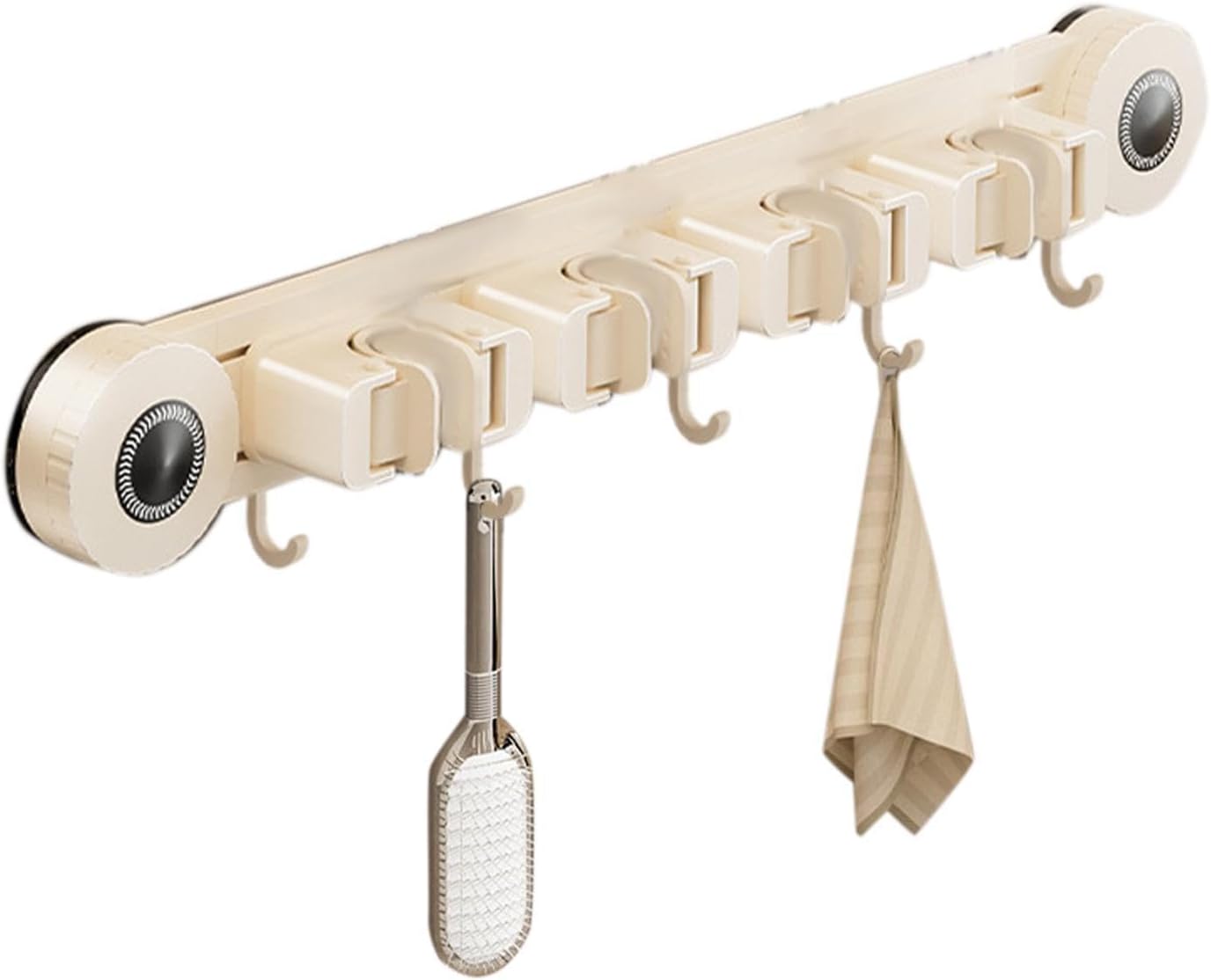  Support Pour Balais Et Serpillères | Support Renforcé Robuste Et Inoxydable | Organisateur Mural Pour Serpillère Et Outils | Pour Maison, Bureau, Appartement, Chambre, Salon Et Salle De Bain