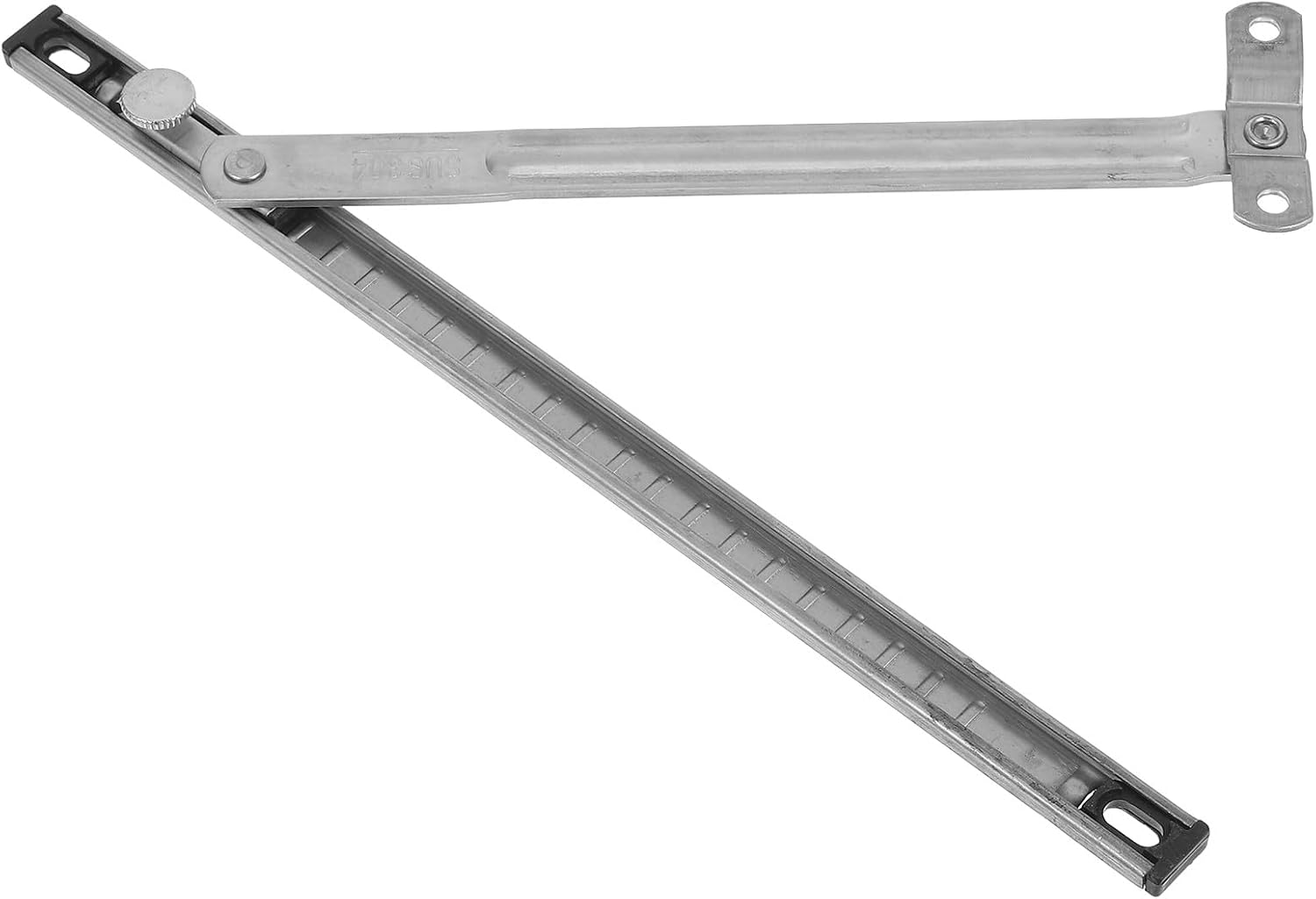  VICASKY Barre De Sécurité Télescopique Pour Fenêtre En Acier Argenté Charnière Limiteuse Réglable Pour Fenêtre Coulissante, Compatible Famille Et Garçon Et Filles