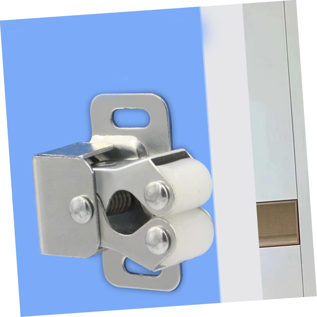  Jojofuny 48pièces Verrous à Doubles Inoxydable Pour Portes De Placard Et Meubles Installation Facile Et