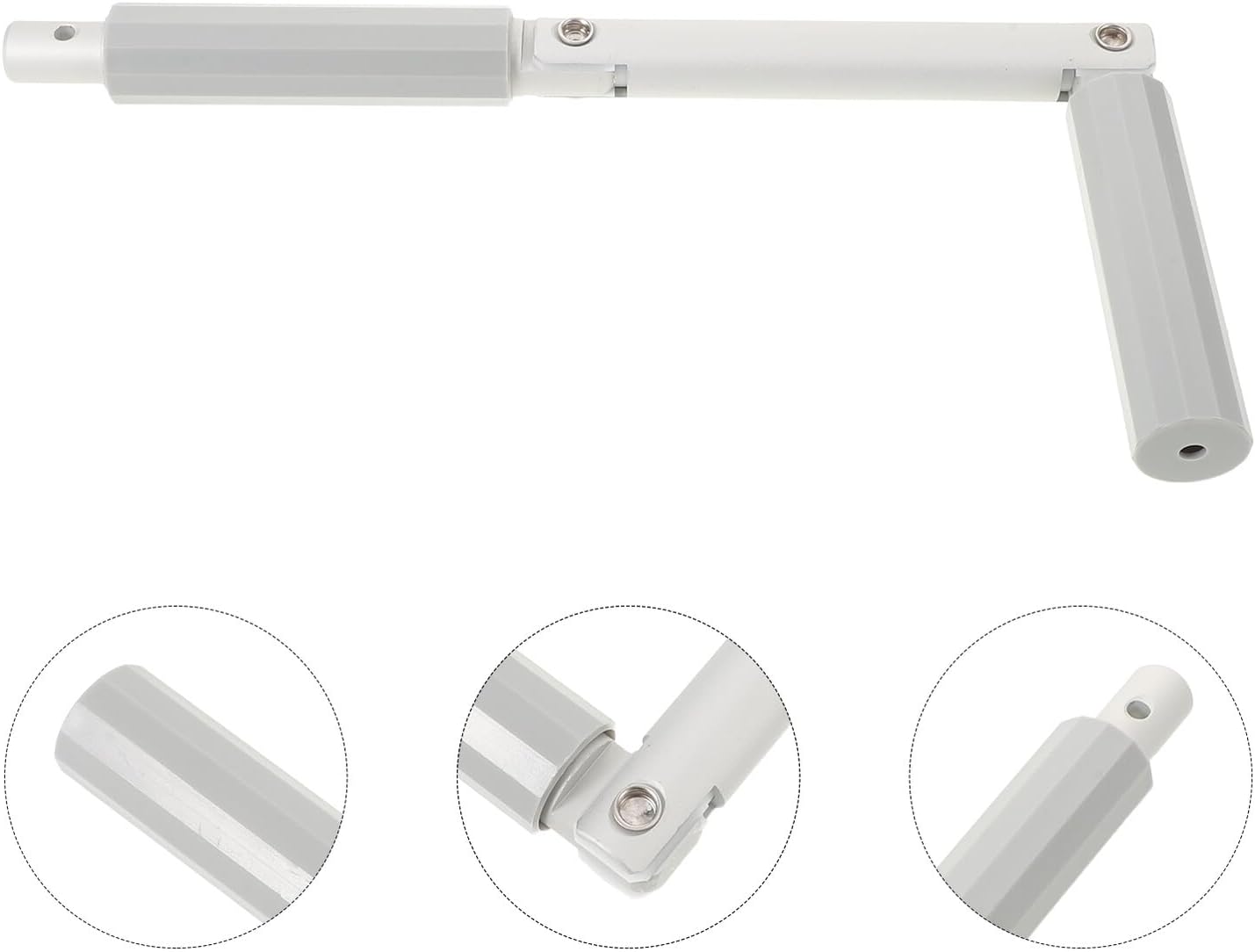  Toyvian Manivelle Manuelle En Aluminium Pour Fenêtres à Auvent Poignée De Remplacement Robuste Ouverture Facile Et Réglable Accessoire Pour Store De Terrasse Usage Intérieur Et