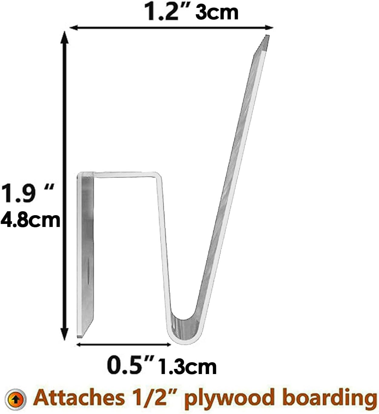  Window Fasteners | Window Clips | Window Shutter Clips, Window Protection Clips, Reusable Storm Clip Fasteners, Concrete Window Hardware, Window Shutter Clips