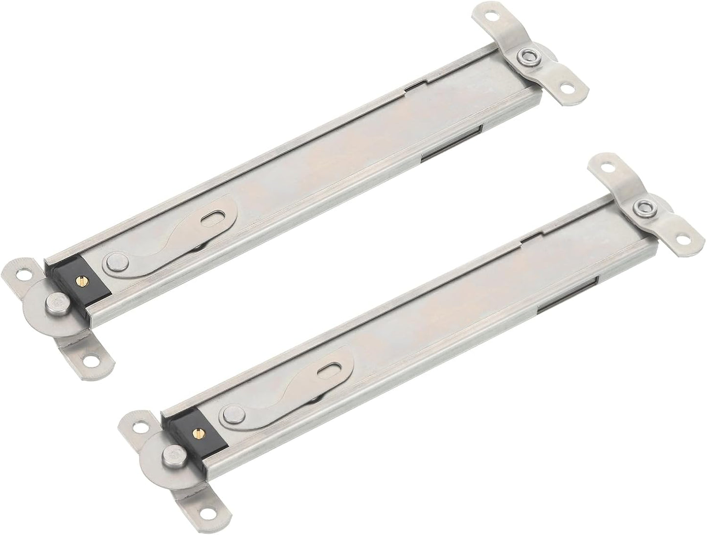  Sourcing Map Lot De 2 Charnières De Fenêtre, 25,4 Cm En Acier Inoxydable 304, Supports De Fenêtre Télescopiques Réglables, Kit De Matériel De Contrôle D'angle, Argenté